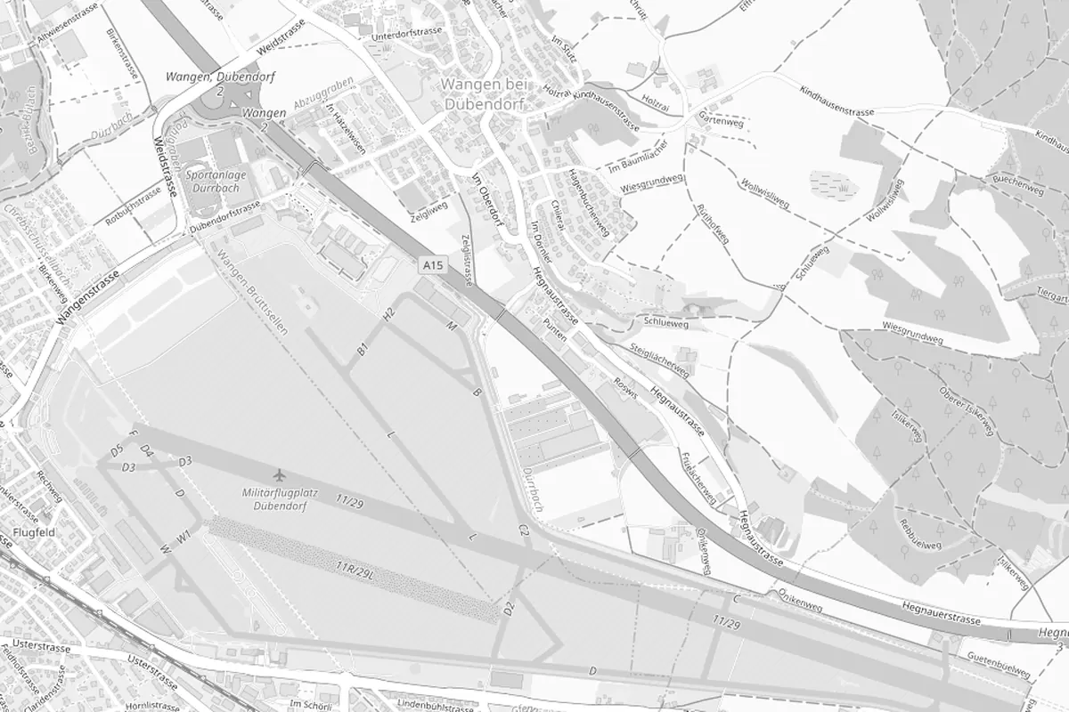 Karte mit dem Standort von BOOST LAB in Wangen-Brüttisellen