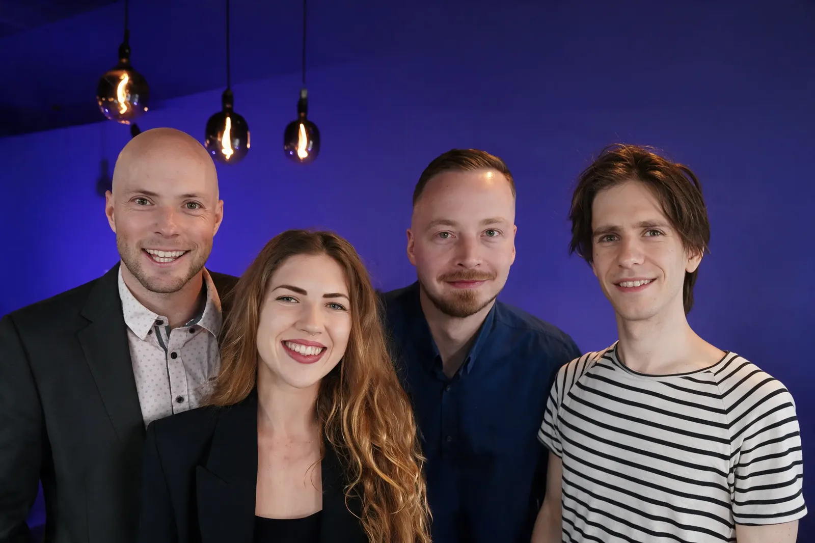 Das Team von BOOST LAB, vier Personen